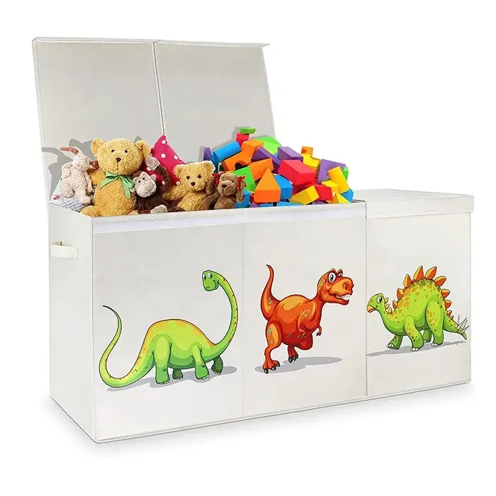 Eco-Friendly Fabric Toy Storage Box: The Ultimate Kids Room Organizer for Sustainable Families 1