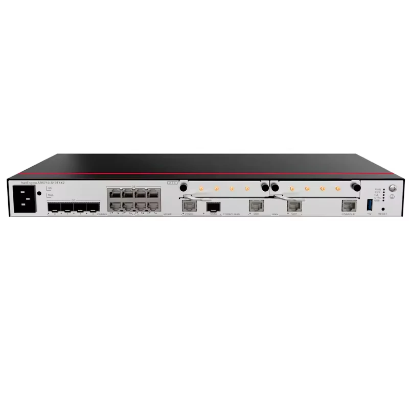 AR5710-S10T1X2 50010726 Ar5700 Series 2*ge Combo Wan,8*ge Lan,1*usb2.0,1*mic Slot Enterprise Routers 1