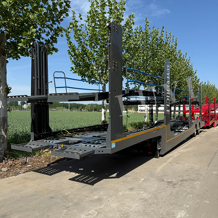 2 essieu 6 8 10 Transport de véhicule Trailer à chaud Vendre | Luyi 3