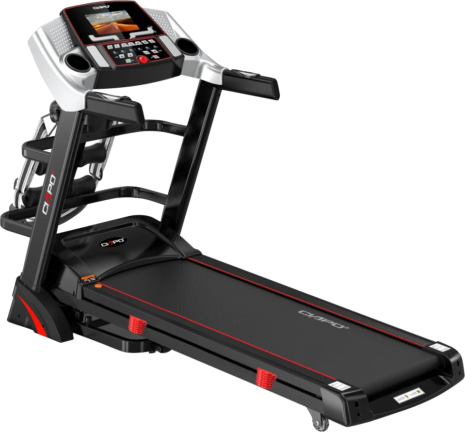 人気の屋内家庭用スチールトレッドミルユニセックストレッドミル心拍数ハンドヘルド3.25 HP DCトレッドミル 1