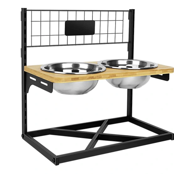 Wholesale Custom Pet Feeder Bowl Adjustable Double With Stainless Steel Pet Bowl Feeders For Dogs-Xinchen 1