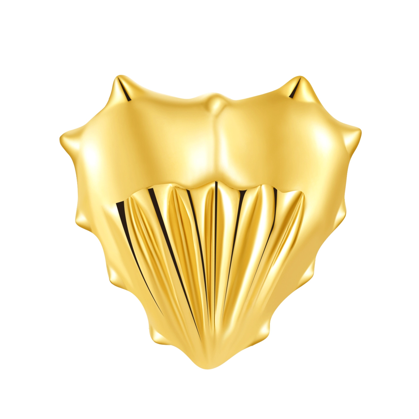 Eternal Metal 14k Solid Yellow Gold Heart Ear Helix Tragus Threadless Push In Ends Tops 1