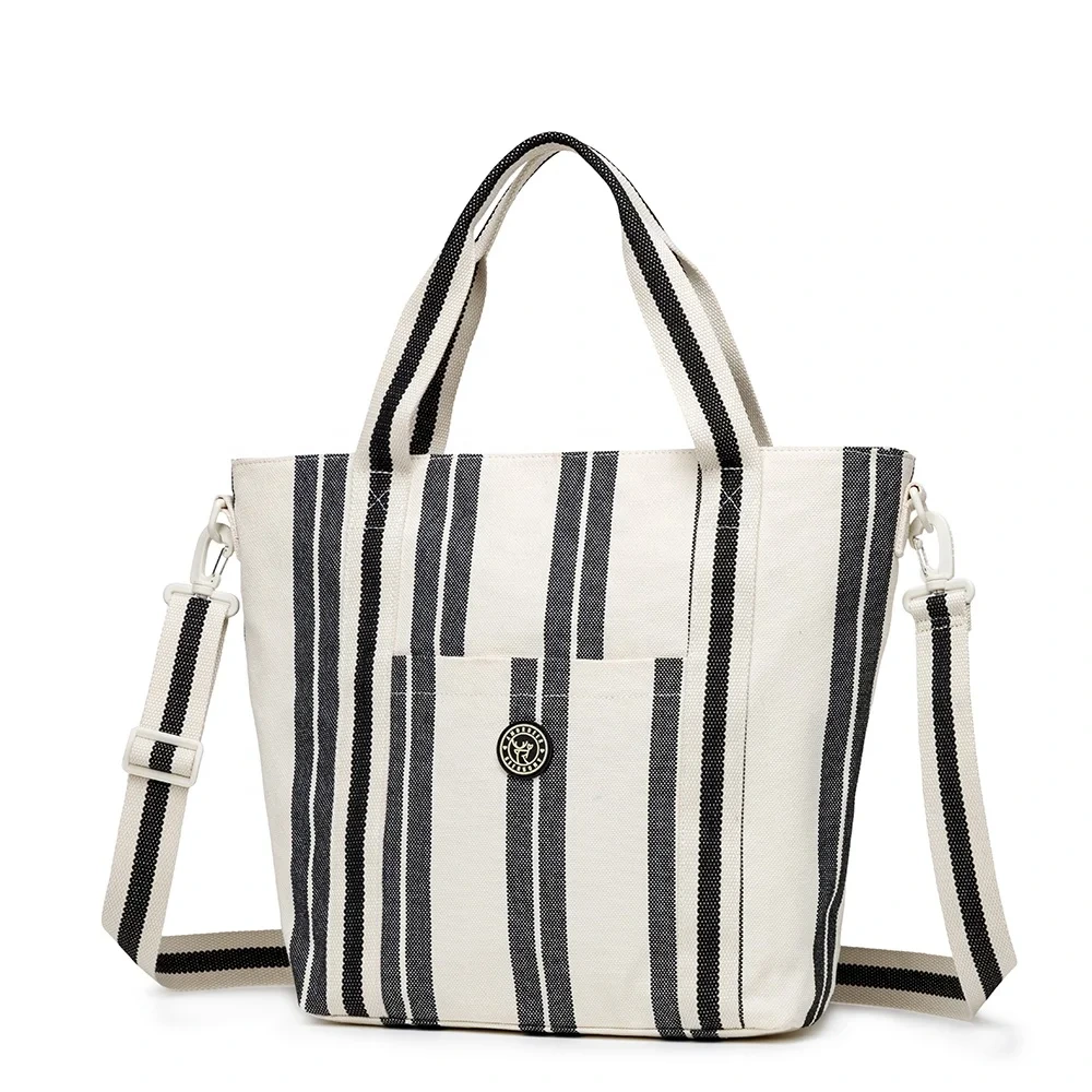 Wholesale Waterproof Grocery Summer Shopping Bag Customized Tote Canvas Beach Bags 1