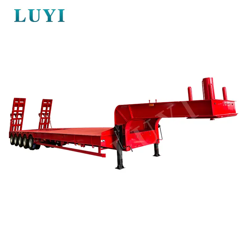 5-Axle Customizable Low-Bed Flatbed Semi-Trailer |LUYI 1