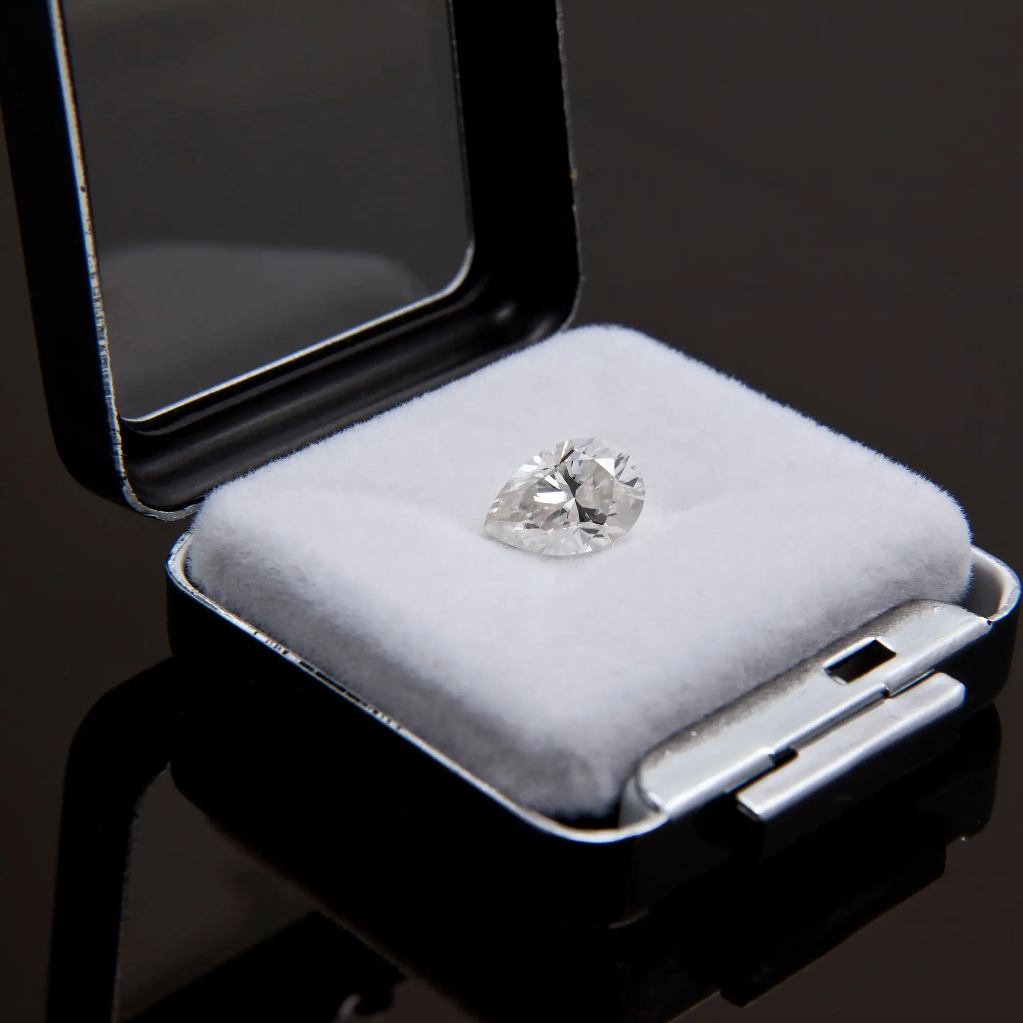 Diamante artificial Voaino de 6 quilates D Vs1, precio de gemas, pera ovalada, Gia Igi, diamante cultivado en laboratorio, certificado. 1