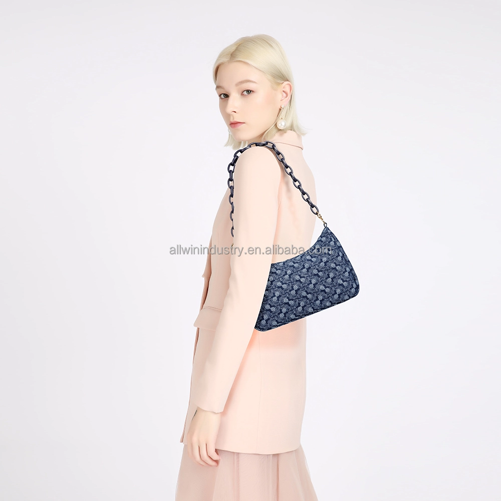 2024 Summer New Shoulder Bag Women's Fashion Casual Plaid Underarm Bag Casual Handbag 1