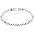 Anpassen 3 mm farbloser Moissanit Diamant 18k Weißgoldarmband Frau 1