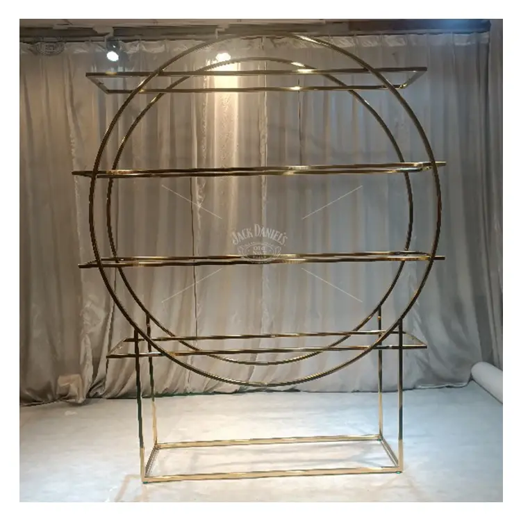 Gold Metal Wedding Arch For Event Rentals 1