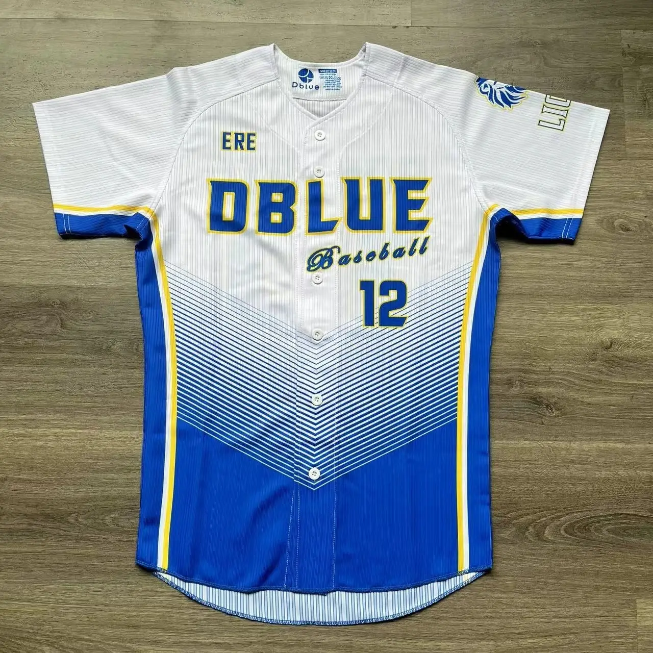 Lógó Saincheaptha Ardchaighdeáin Spóirt Sublimation Sublimation tapa Tirim Tirim na bhFear Baseys Baseys Basseball Baseball Jersey Baseball Baseball 1