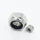 Bestcustom Nuts Internal Thread Plastic Insert Nylon Lock Nut 7