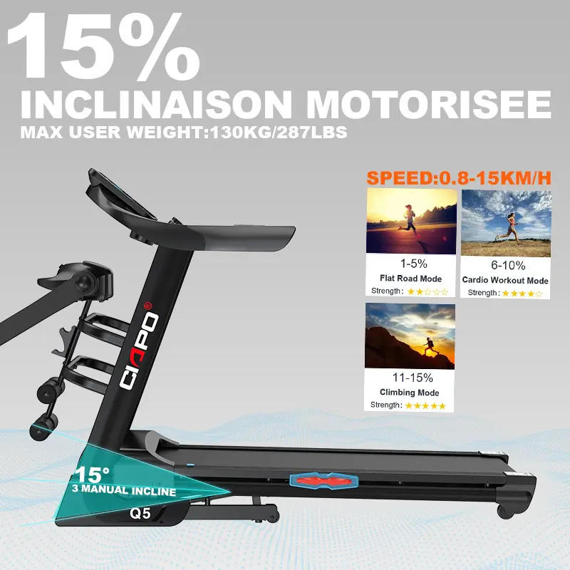 Ciapo Best Treadmill 0.8-15km/h Best Treadmillmanufacturer 6