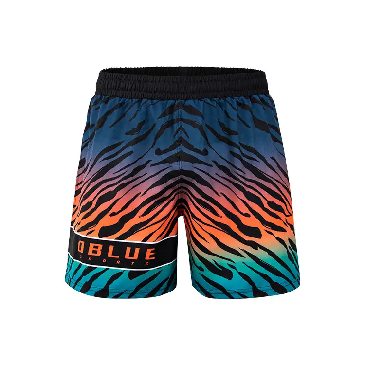 Oiliúint Chustaim 2 In 1 Shorts Dornálaíocht Mma Combat Sport Trunks Sparring Cage Fight Gear Shorts Training 1