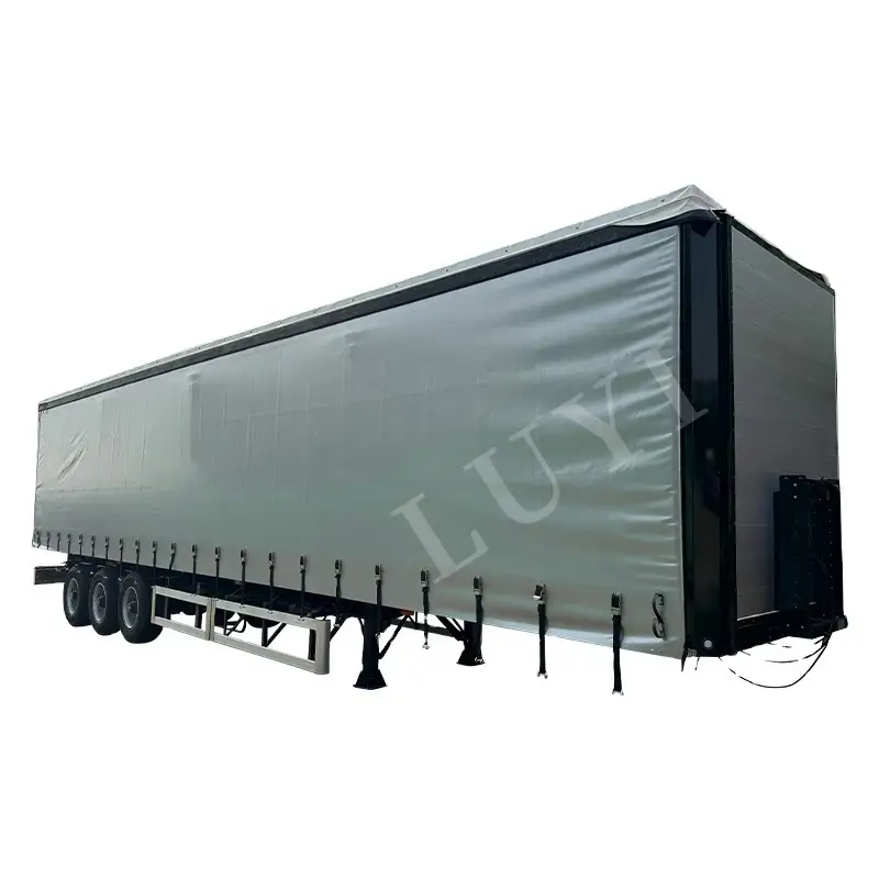 3-axis automatic curtain fabric semi-trailer 1