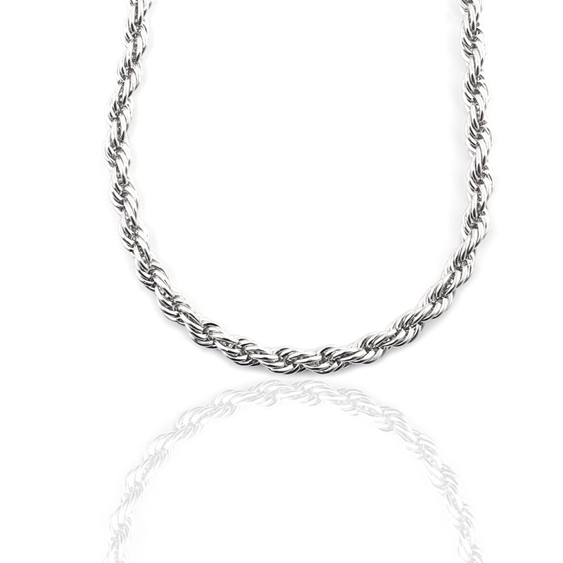 Großhandel massiv 18k gelb/rosariode Gold gefüllt 1,45 mm Seilkette Halskette Diamant geschnitten 18 Zoll Gold Seilkette 1