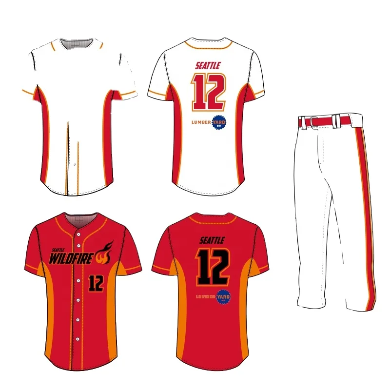 Camisa de beisebol personalizada, sublimação, bordado, sarja disponível 6