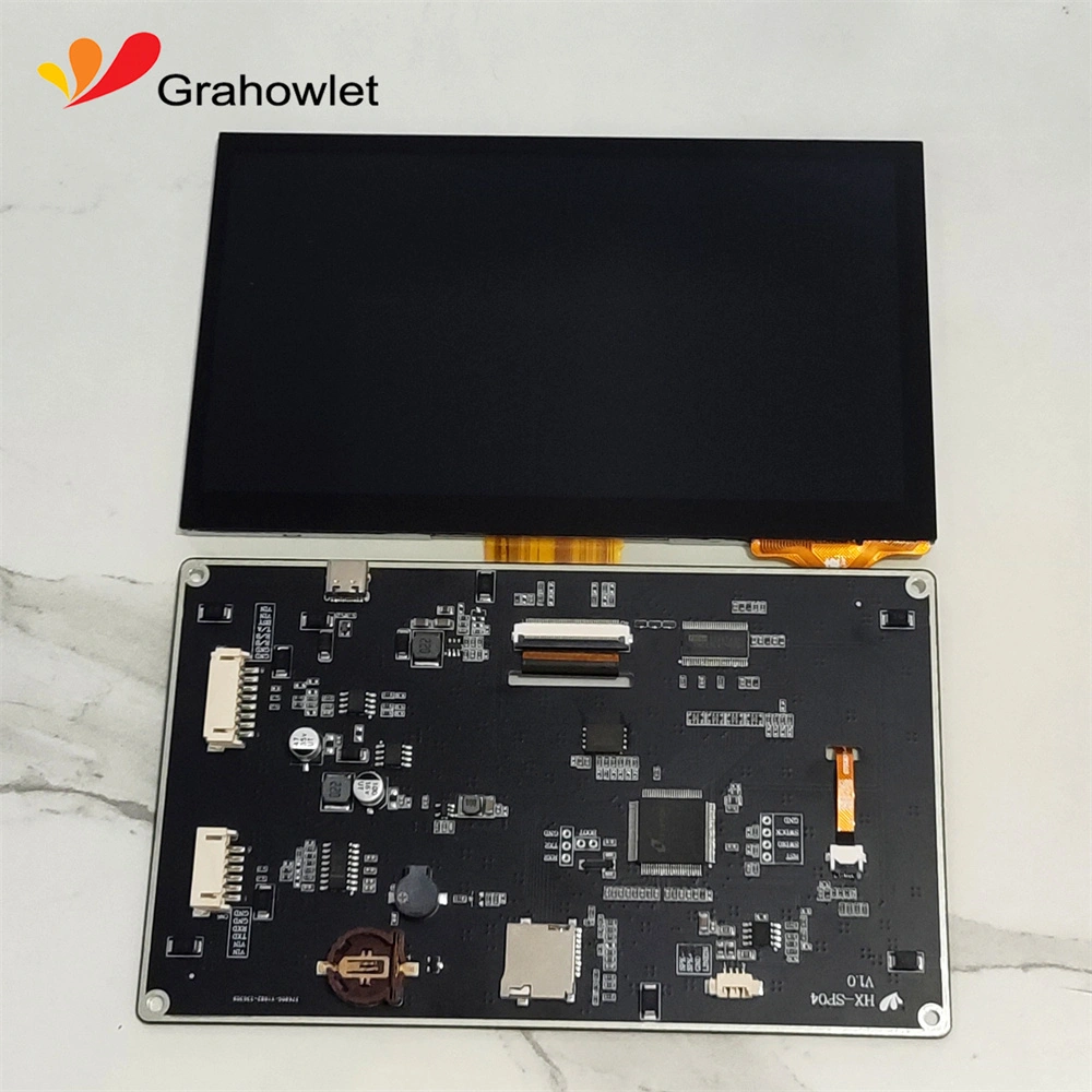 Custom Size Capacitive Touch Screen 7 Inch Industrial Uart Tft Panel Touch Displays Serial Port Screen 1