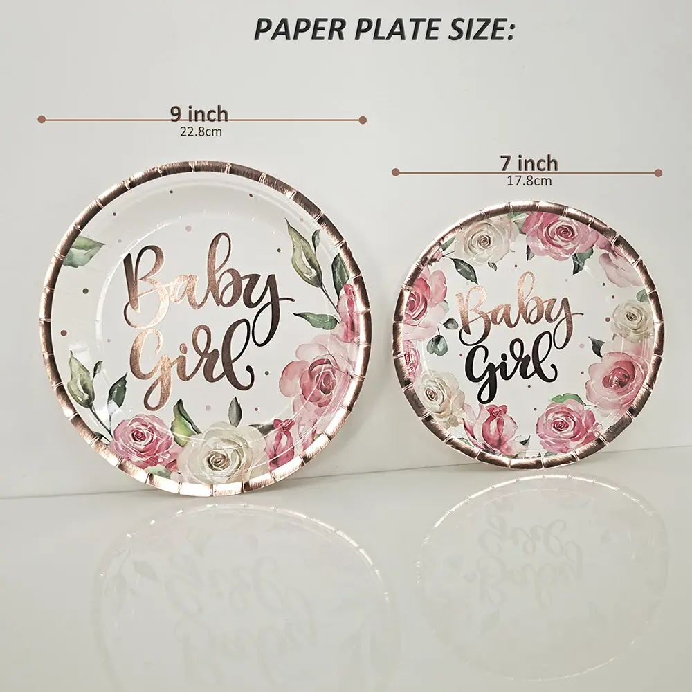 Personalize Paper Plates 300g Coated Paper Printing Wholesale - Xiangsheng 6