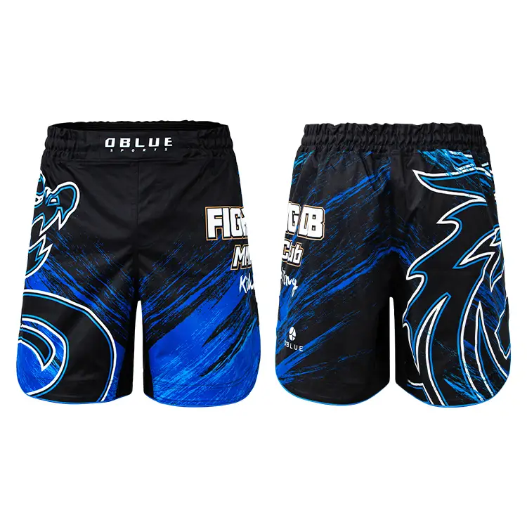 Saincheaptha Mma Shorts Ufc Cló Sublimation Bjj Jiu Jitsu Grappling Bjj Éadaí Mens Ard Scoilt Mma Shorts 1
