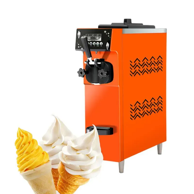 Machine à crème glacée molle commerciale pour la fabrication de crème glacée 4