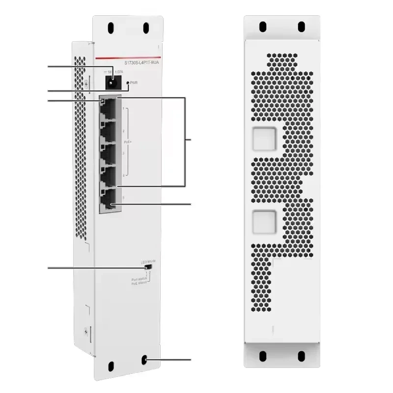 S1730S-L4P1T-BUA 98012111 (4*10/100/1000BASE-T-T, POE+, 1*10/100/11000BASE-T 1
