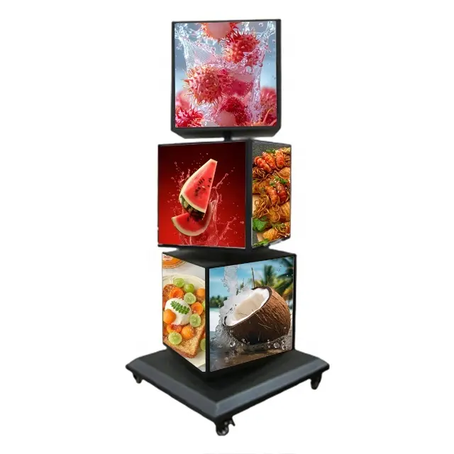 Outdoor Light Box Signs Suppliers Square Customized Colorfactory 3