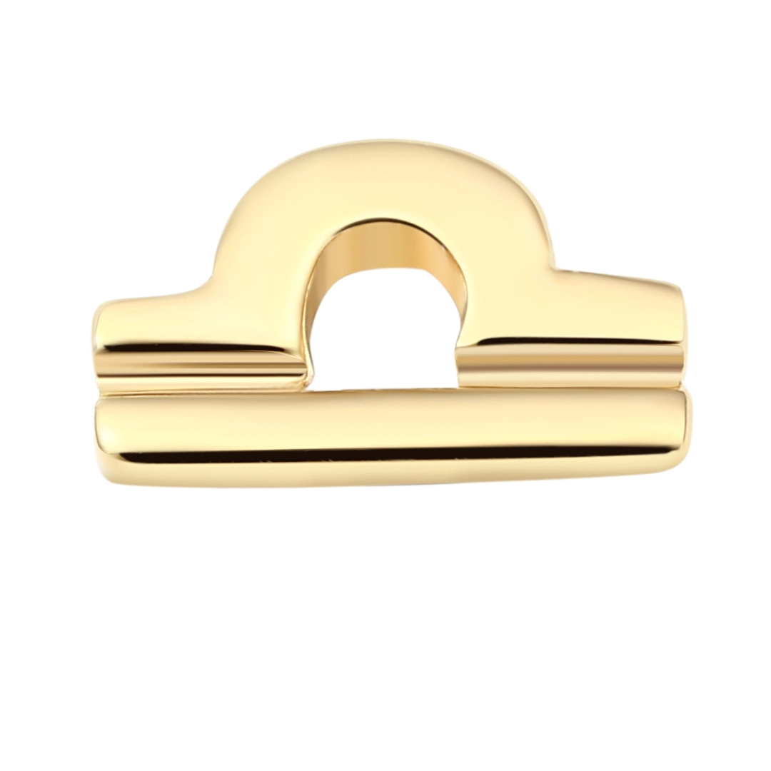 Eternal Metal 14k Solid Gold Zodiac Signs Libra Conchlabret Tragus Jewelry Threadless Push In Ends Tops 1