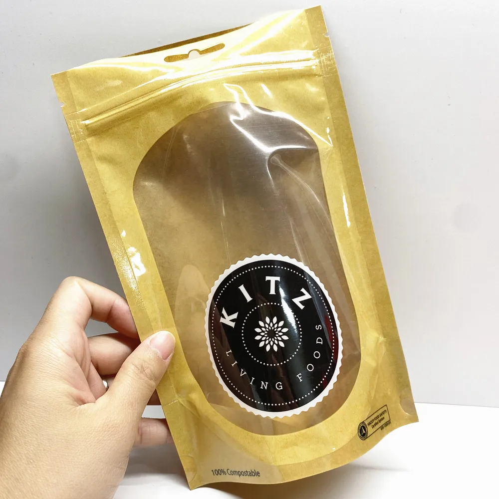 Stand Up Pouch Cetak Kustom Dengan Jendela Depan Bening untuk Kemasan Makanan | JSHINEPACK 6