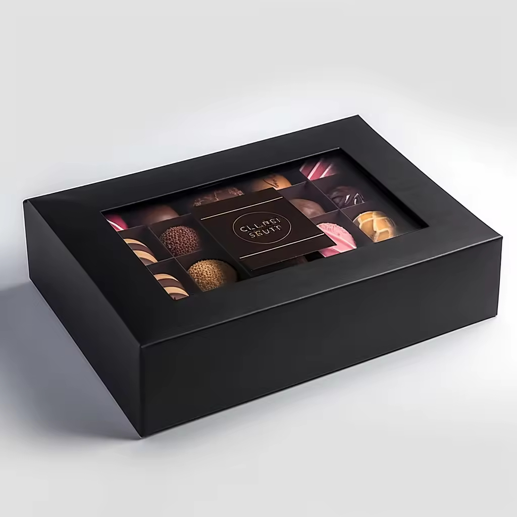 Eco Friendly Christmas Chocolate Gift Box Recyclable Luxury Cardboard Candy Packaging 1