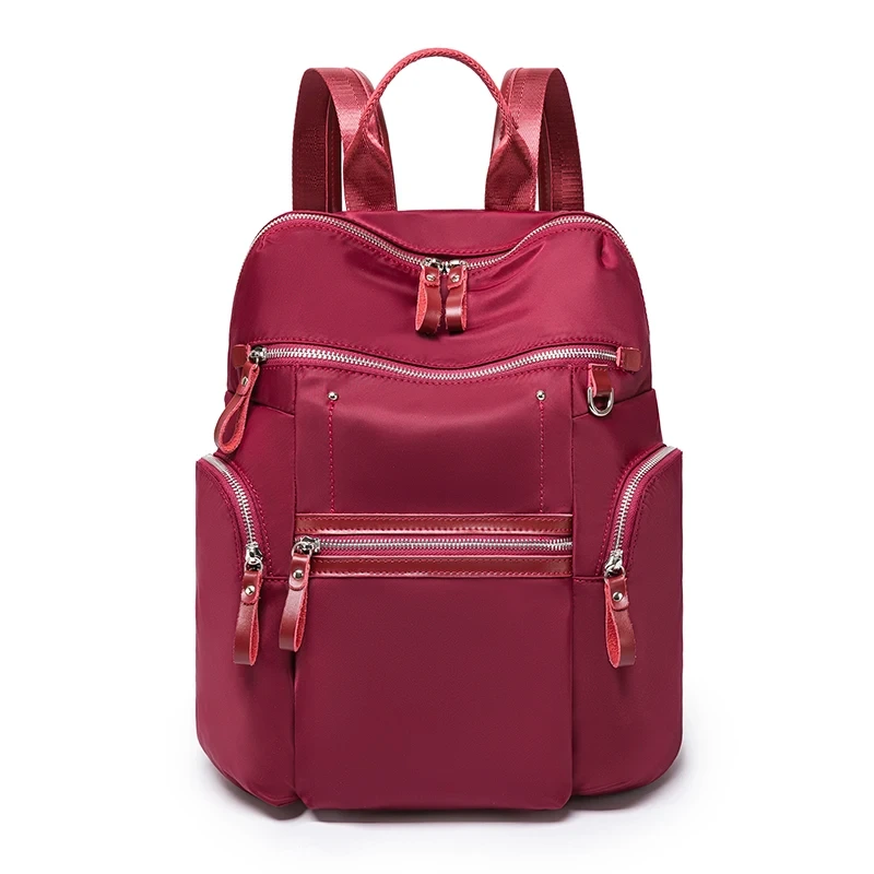 Custom Logo Waterproof Fashion Leisure Bag Light Business Female College Student Notebook Backpack. 1
