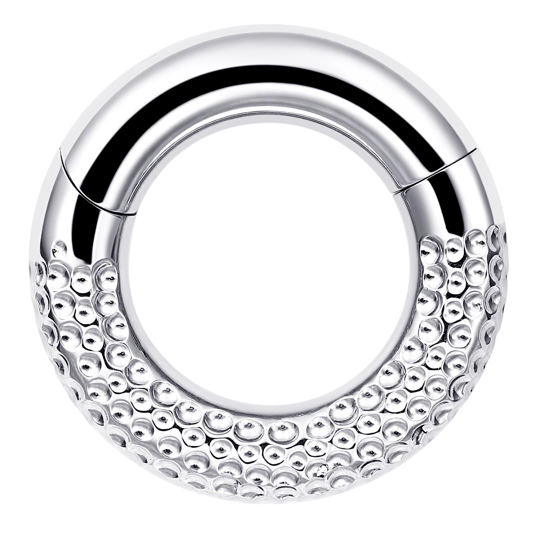 Beat Ring Eternal Mental Hinged Segment Ring Exbanding Clicker Astm F136 Titanium Earring Nose Piercing Jewelry 1