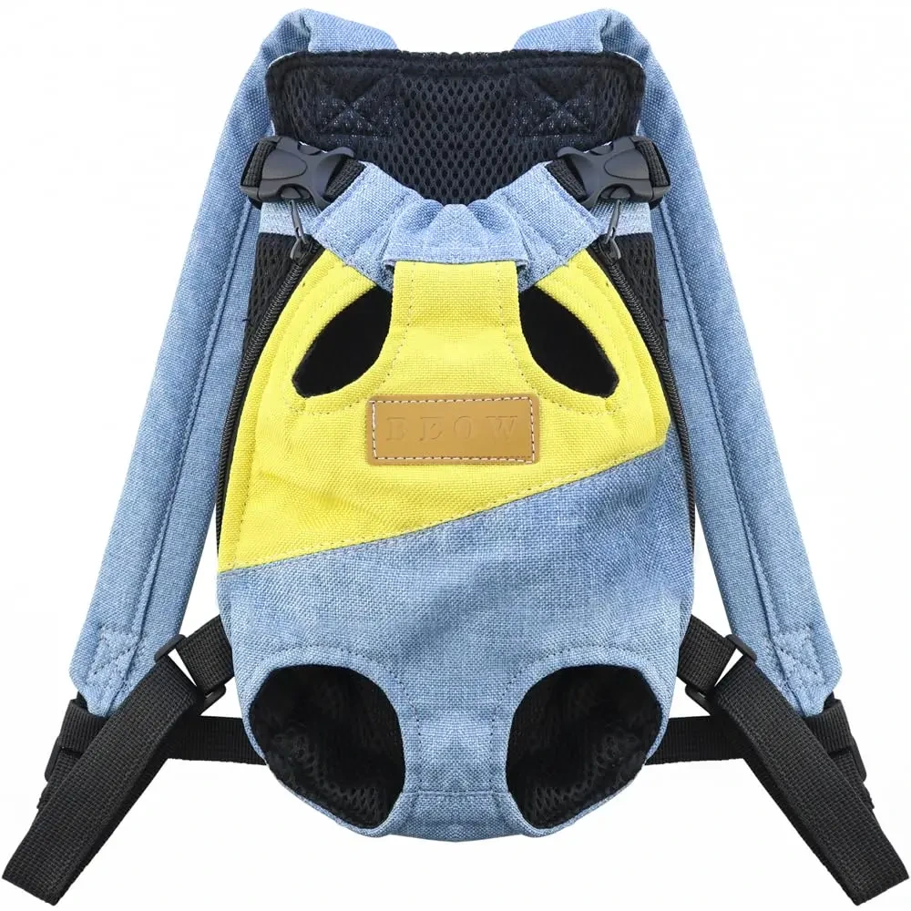 Factory wholesale Breathable Pet Backpack for Cats  Dogs Double Shoulder Out Chest Four Legs-xinchen 1