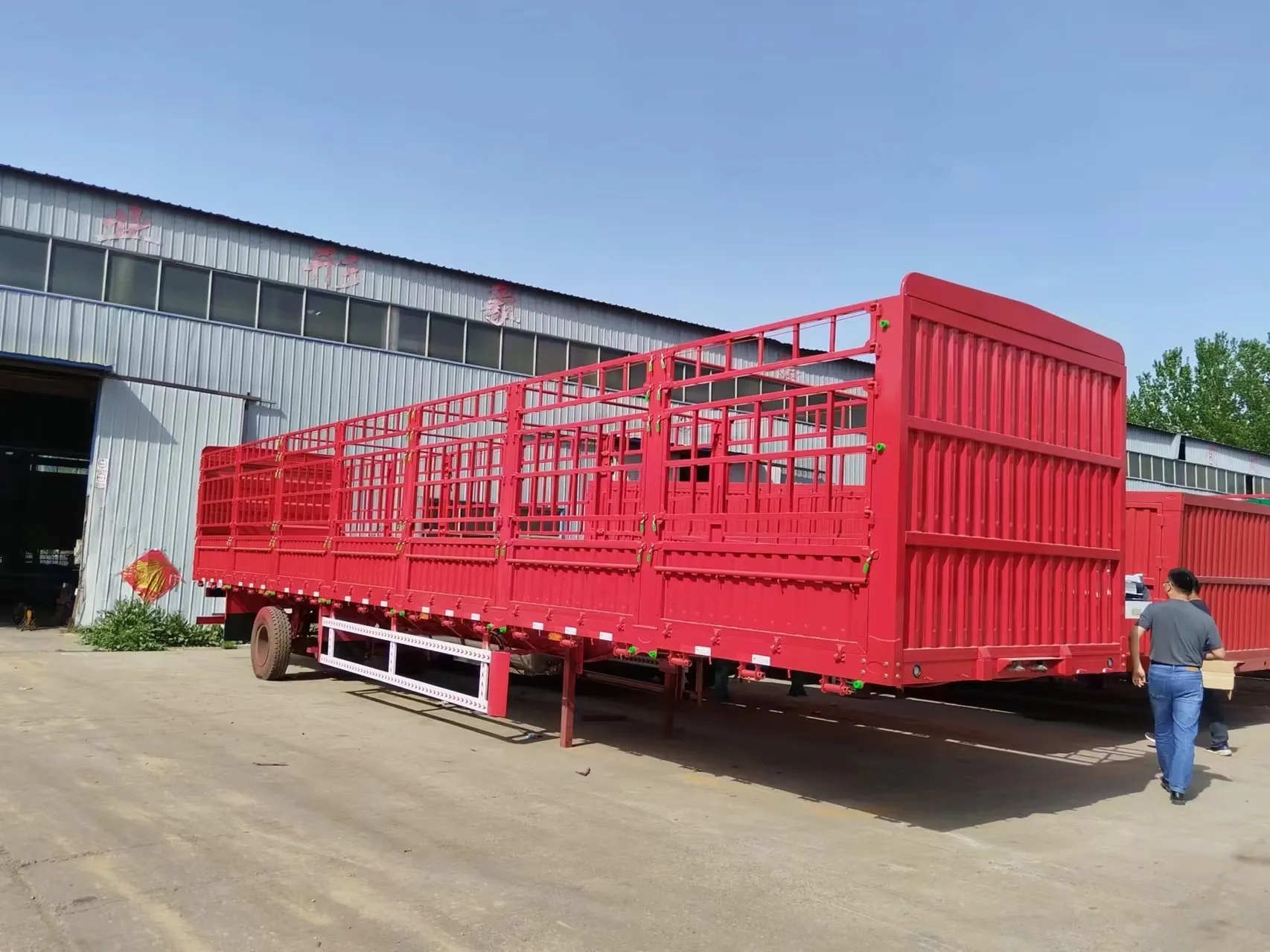 KDZG Trailer Truck Van Air Ride Trailer Custom's RequirementManufacturers 4