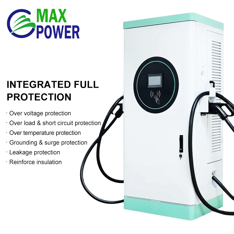 180kW EV DC Fast Charger Floor Mounted Station For Commercial Used Max Power 1