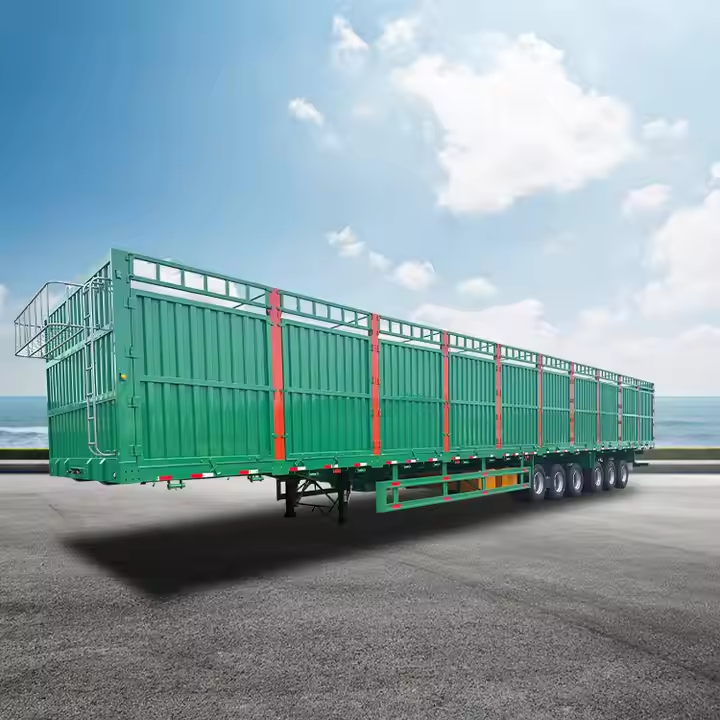 Tipo de 6 ejes Tipo de alta capacidad de carga de carga Semi 6