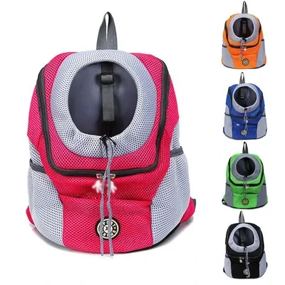 Portable Breathable Pet Travel Backpack  Dog Backpack Carrier for Small Large Cat, Pet, Puppy, Ventilated Pet Hiking Backpack Travel Bag for outdoor Camping Biking-xinchen 1