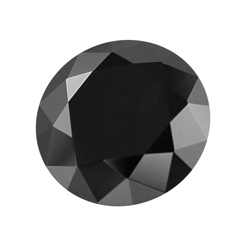 Hot Sale Black Color Round Brilliant Cut Vvs Moissanite Loose Stones Moissanite Color Loose Diamond Jewelry Moissanite 1