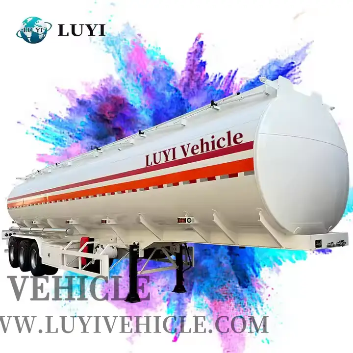 Semirremolque de petróleo pesado de 3 ejes | Luyi 1