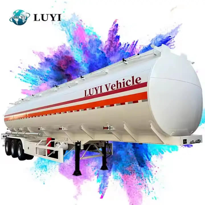 3-оси тяжелый нефтяной резервуар Полу прицела | luyi 1