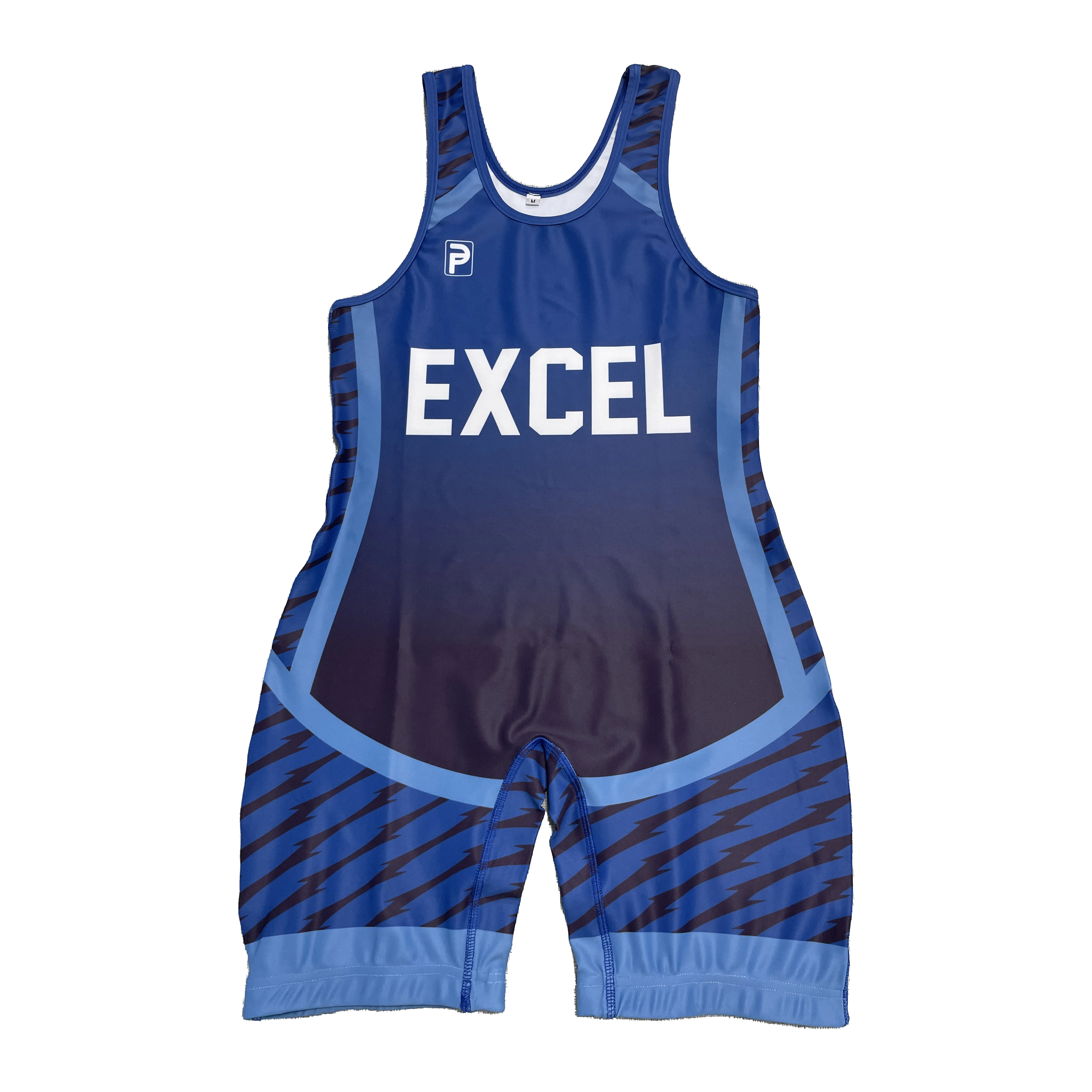 Singlet de luta livre personalizado por sublimação 3