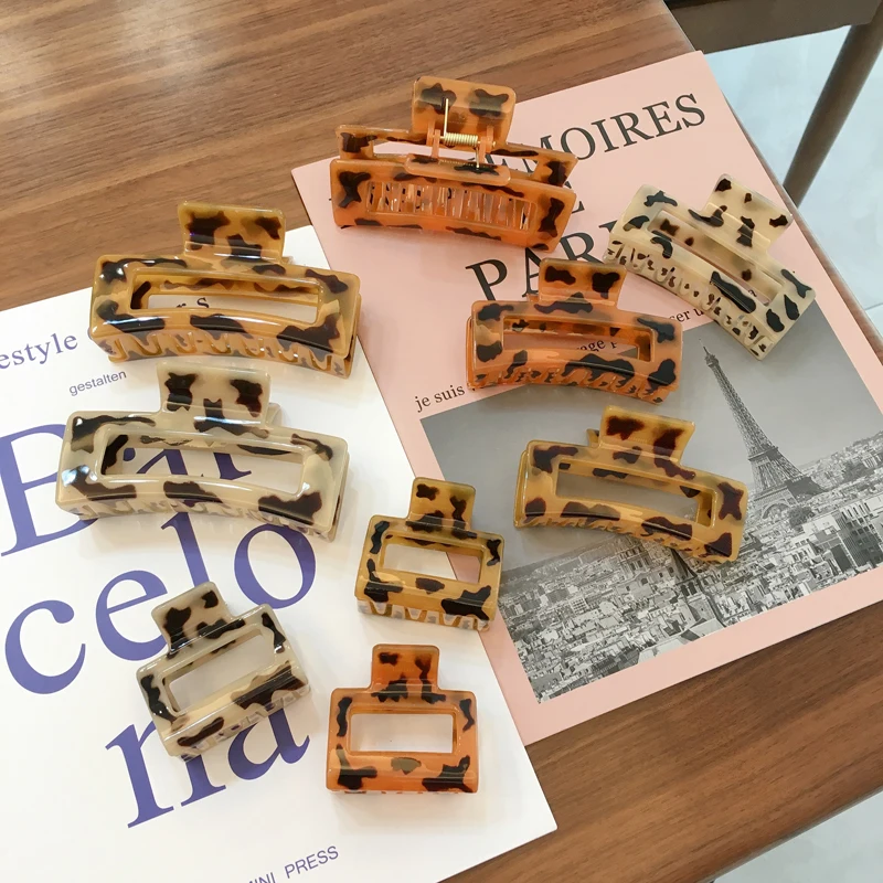 Bandeaux Bohème Imprimé Léopard Bandeaux Bohème Femme - Lot De 6 Avec Imprimé Léopard - Élastique Confortable Pour Cheveux Vintage Lot 6 Motifs Roses