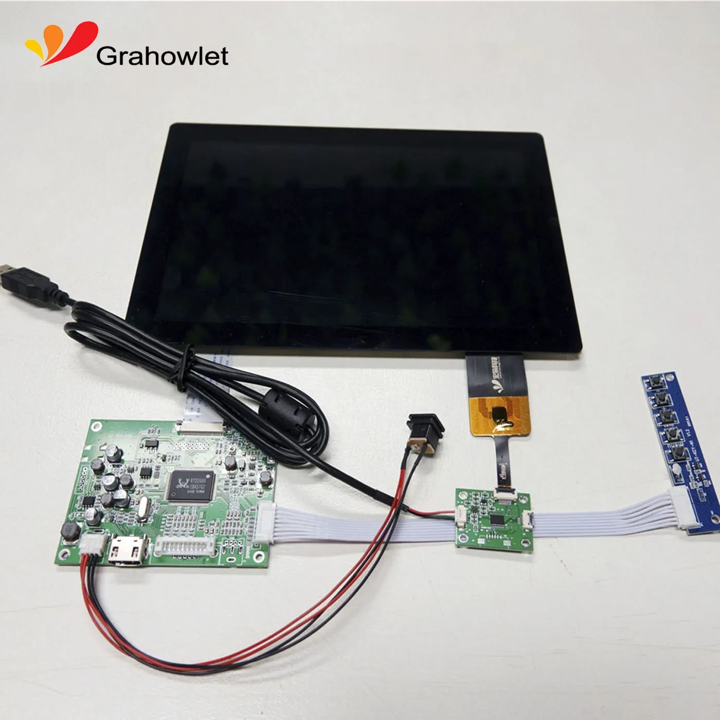 Hx1011702 10.1 Pcap Touch Screen With 450cd/m2 Tft Lcd Display Panel 1