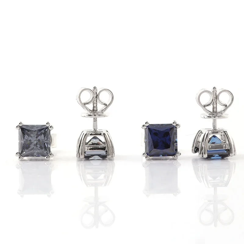 Boucles d'oreilles de goujon féminin 925 argent sterlin 1