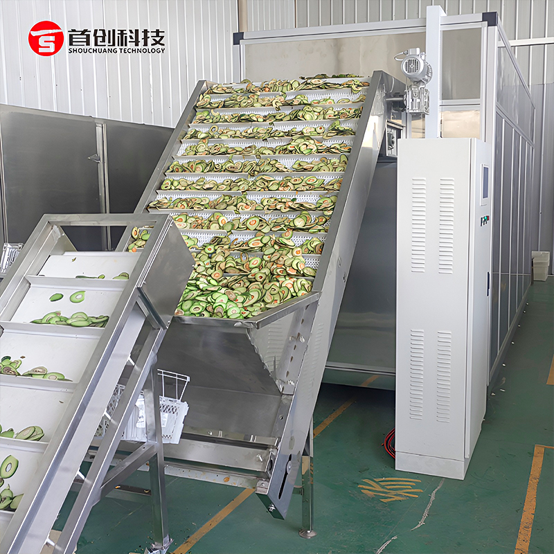 Pengering Sabuk Jaring Buah Alpukat 30 Ton Peralatan Pengeringan Udara Panas 1