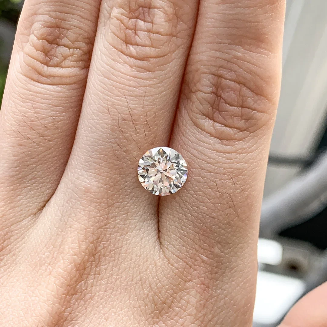 1ct To 6ct In Stock Discount Sale Round Brilliant Cut F Color VS2 Lab Grown Cvd Diamond Igi Certificate Wholesale Lab Create 1