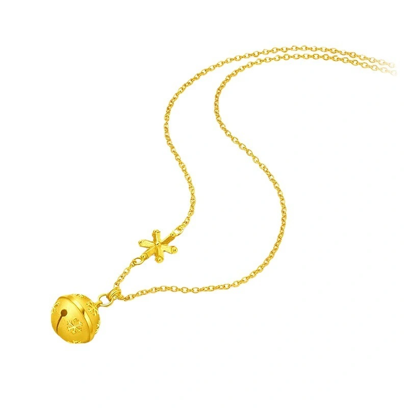 2023 Most Popular Christmas Snowflake Clock Necklace Christmas Gift Customized Jewelry For Women 1