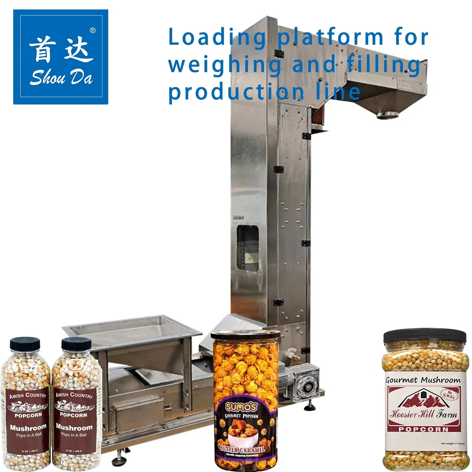 Automatic Snacks Packing Machine 180.00cm * 200.00cm * 180.00cm - - Shouda Machinery 2