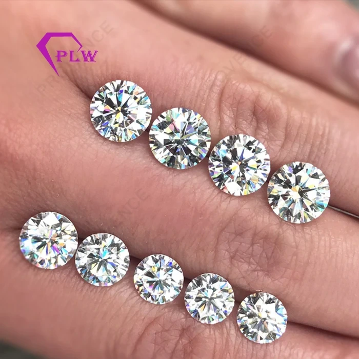 Fine Jewelry Engagement Wedding Rings 18k 14k 10k Solid White Gold Vvs Moissanite Diamond Rings For Women Men 1