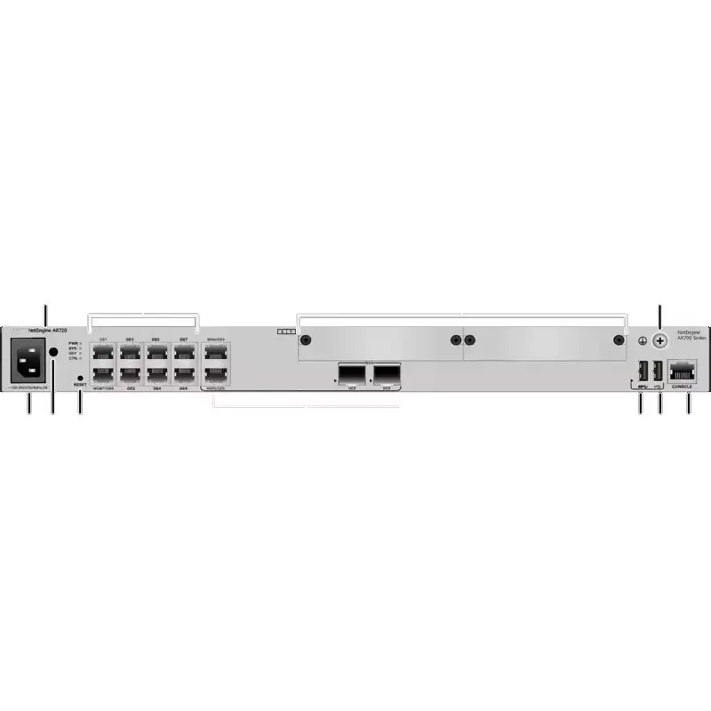 USG6565E-AC USG6565E USG6000E Series Next Generation Enterprise Ai Firewall 02353aej 2*ge Wan+8*ge Combo+2*10ge Sfp+1 1