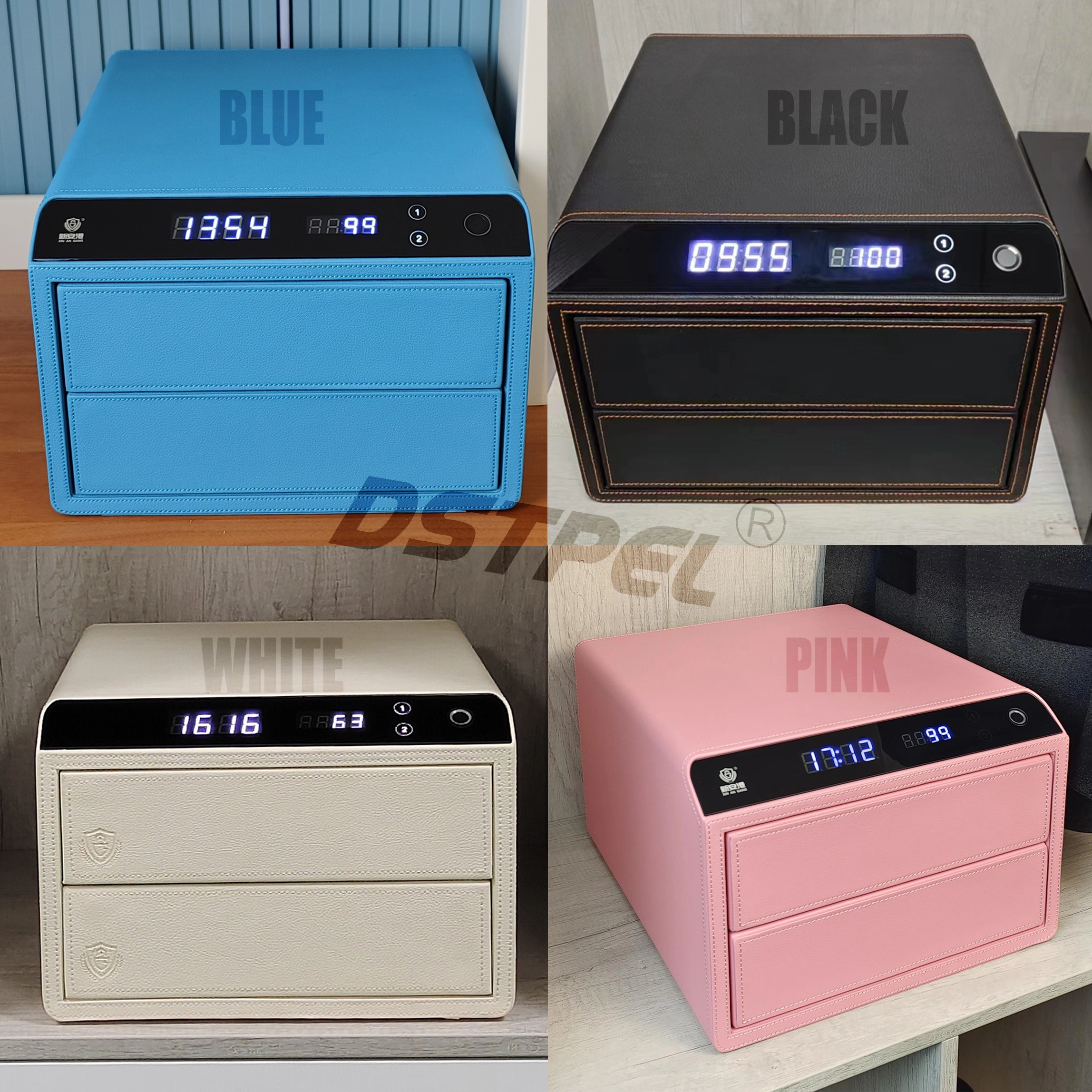 Deluxe Fingerprint Digital Home Jewelry Security Drawer Safe 25