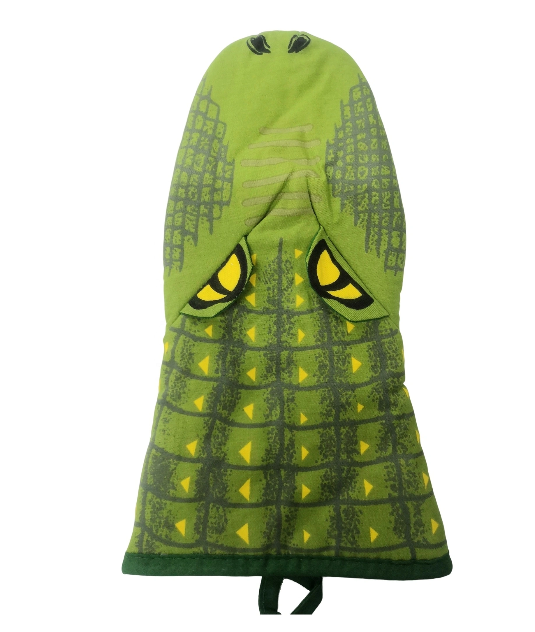 3D Crocodile Oven Mitt - Animal Shape, Cotton Material 1